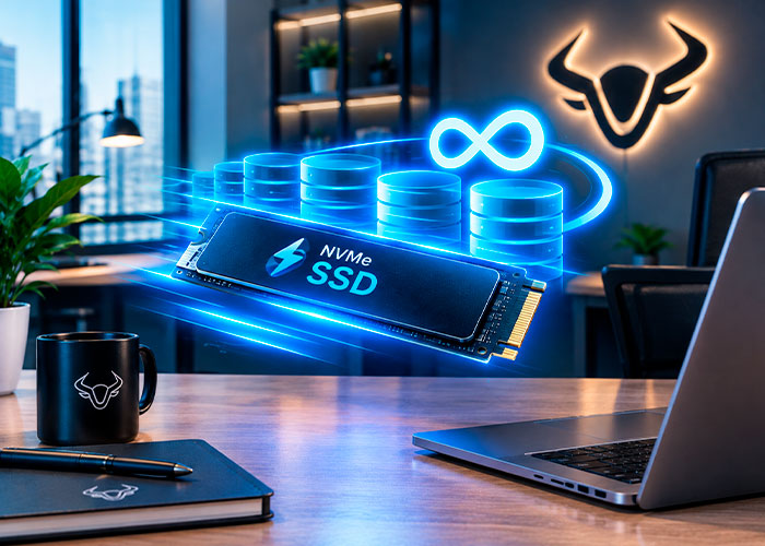 Disco NVMe SSD ilimitado